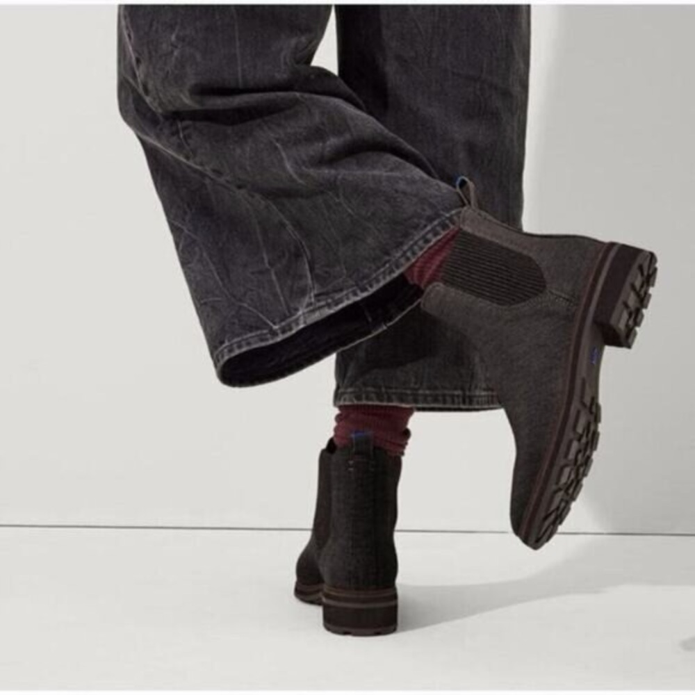 Rothy’s The Lug Boot - Graphite Brown - Picture 3 of 15